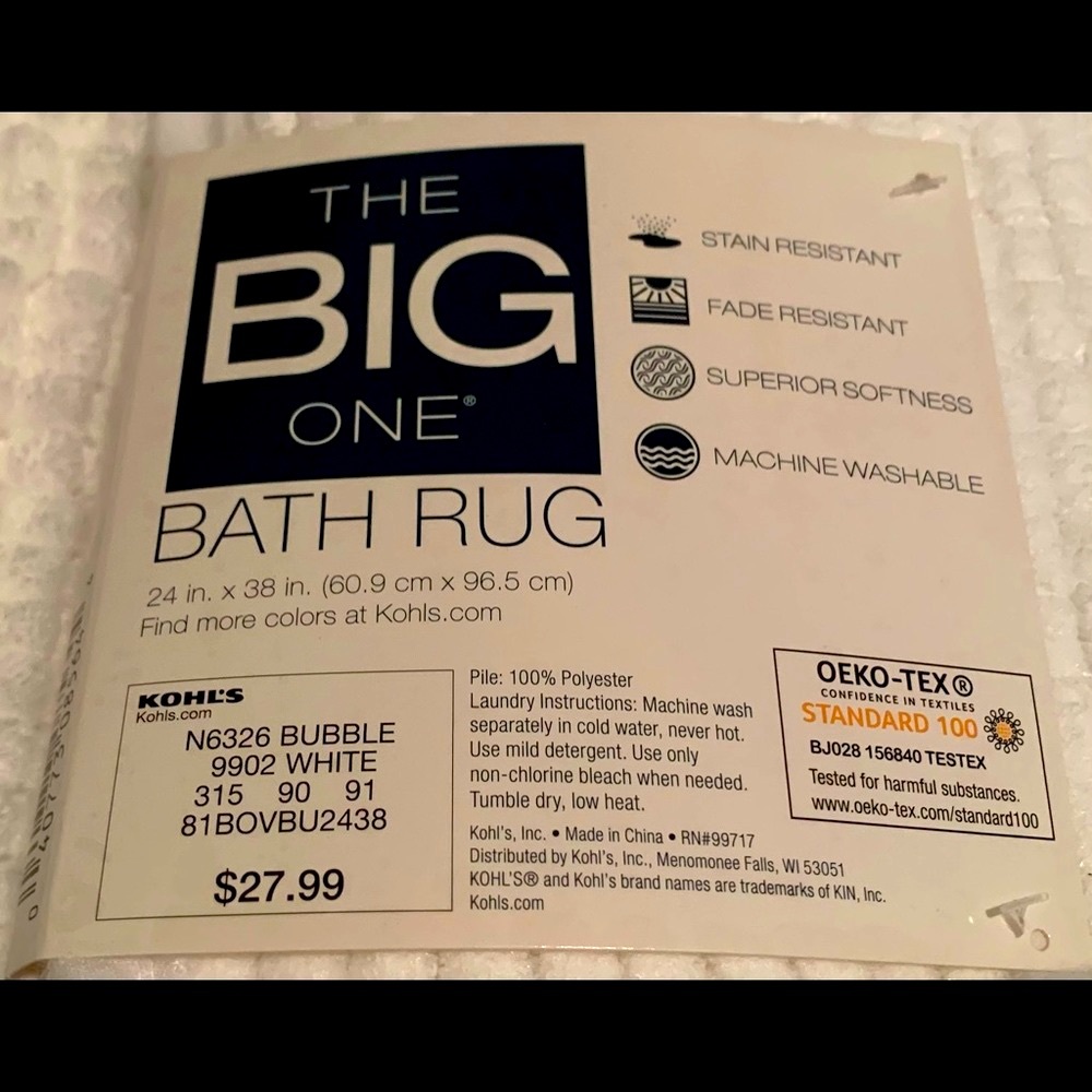 Brand New!! The Big One Set of (3) Bath Mats - Picture 9 of 15